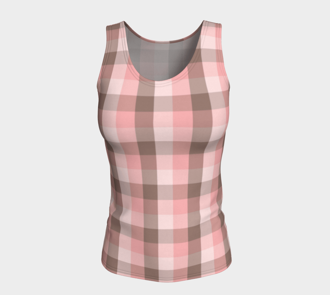 BirdGirls Pink Plaid Tank Top - The BirdGirls