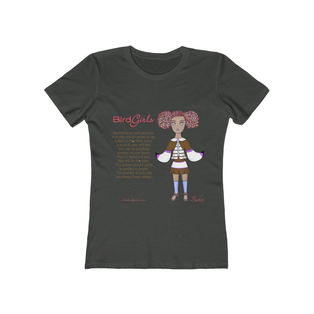 Barbet Poem Women's The Boyfriend Tee - thebirdgirls.com