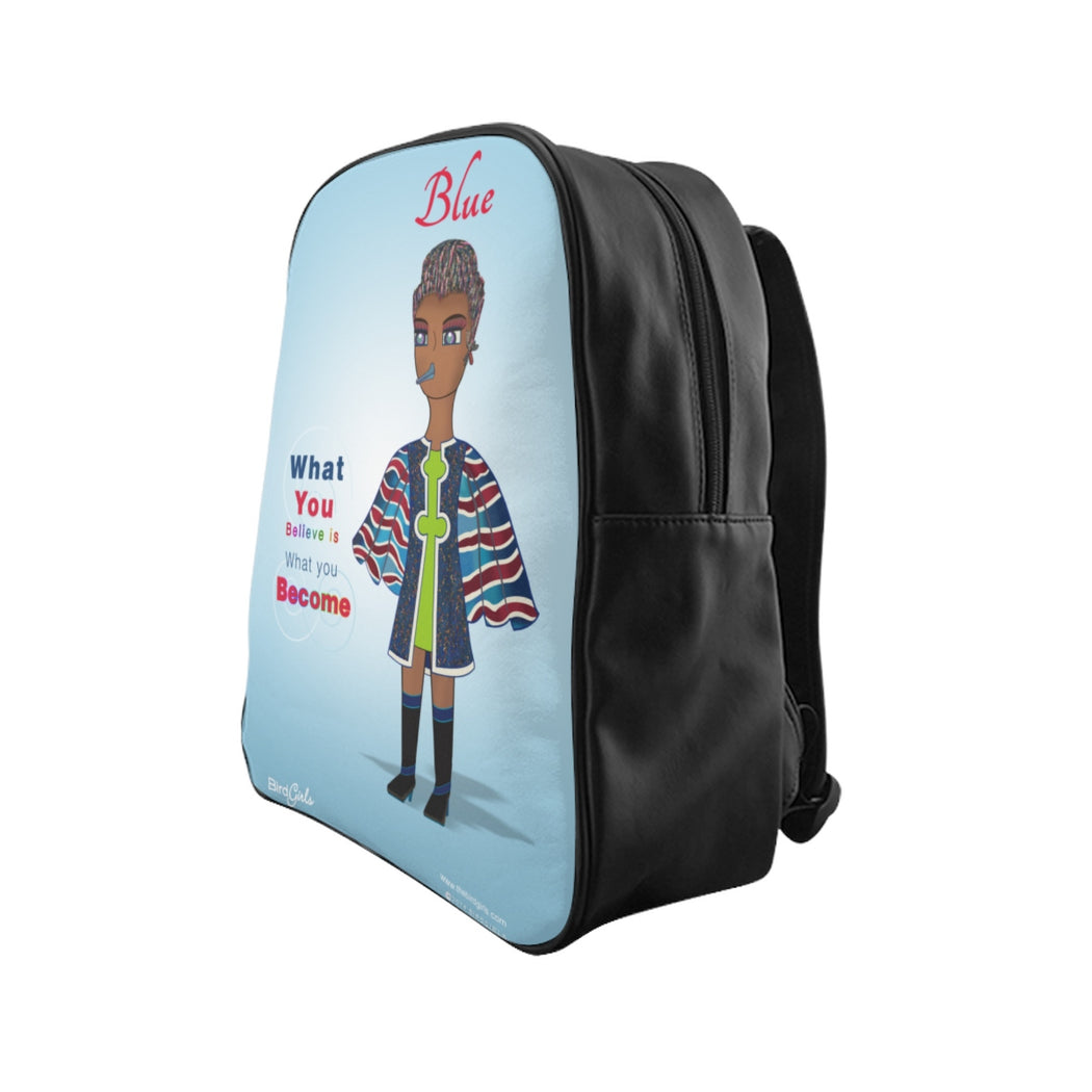 Blue BirdGirl School Backpack - thebirdgirls.com