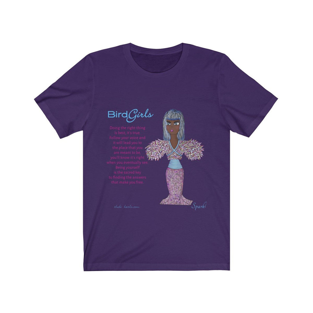 Sparkle Poem Unisex Jersey Short Sleeve Tee - The BirdGirls