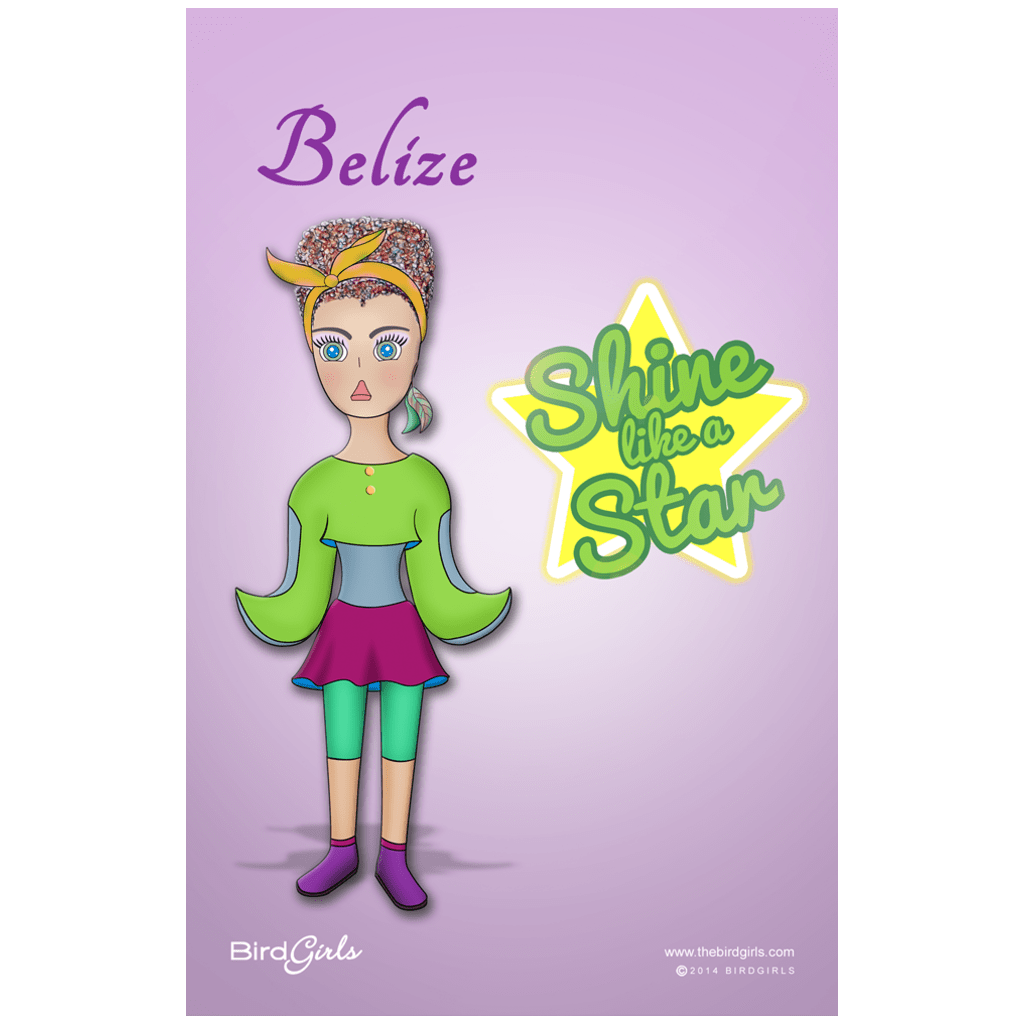 Belize Slogan Art Posters - thebirdgirls.com