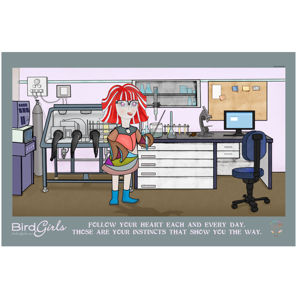Pytulia Rectangle 24x36 Art Posters - thebirdgirls.com