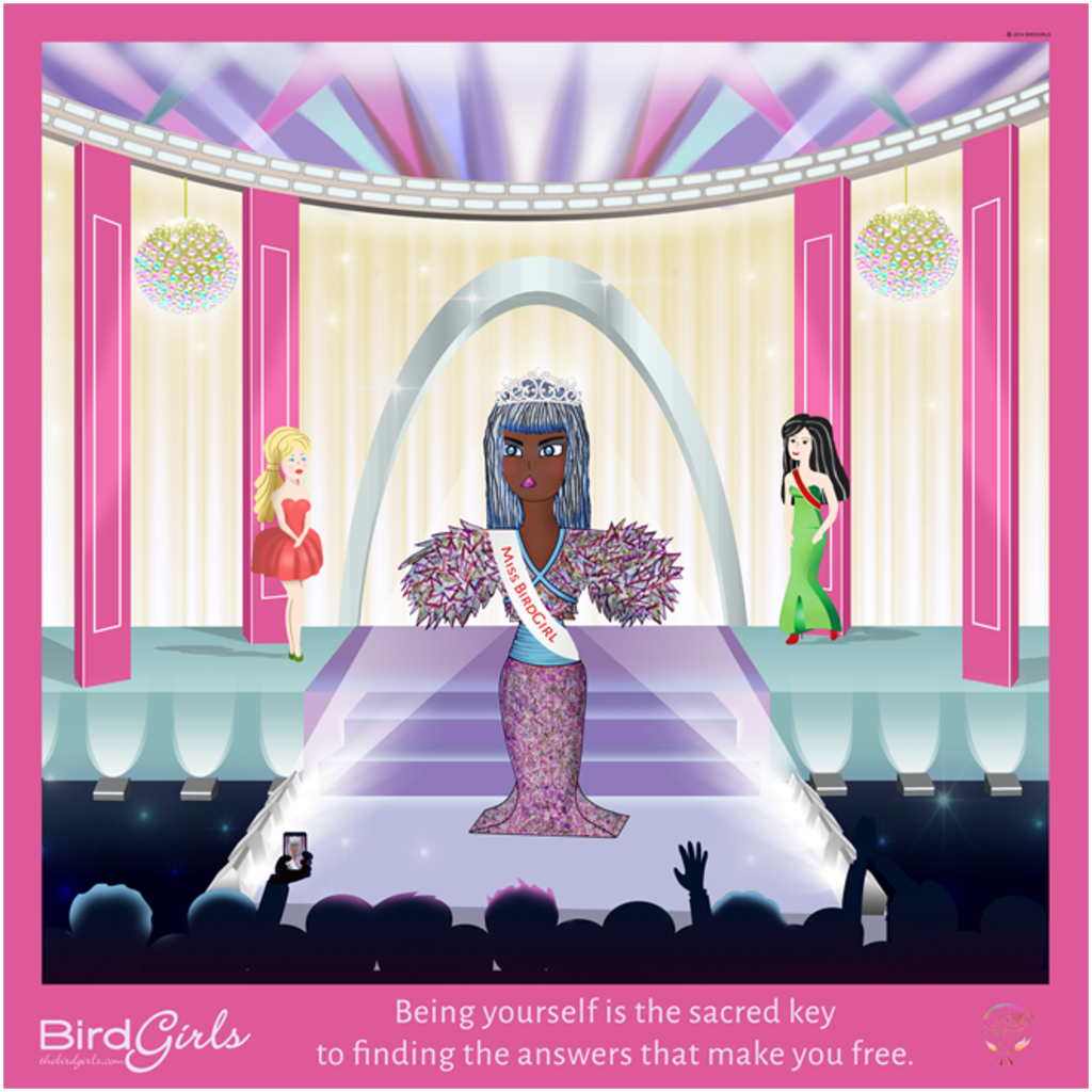 Sparkle Square 20x20 Art Posters - thebirdgirls.com