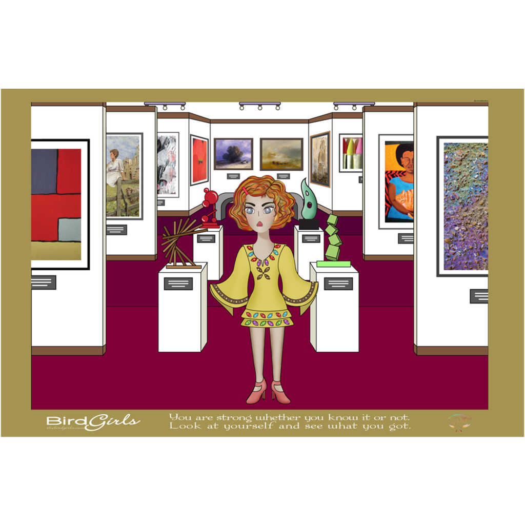 Sunny Rectangle Art Posters - thebirdgirls.com
