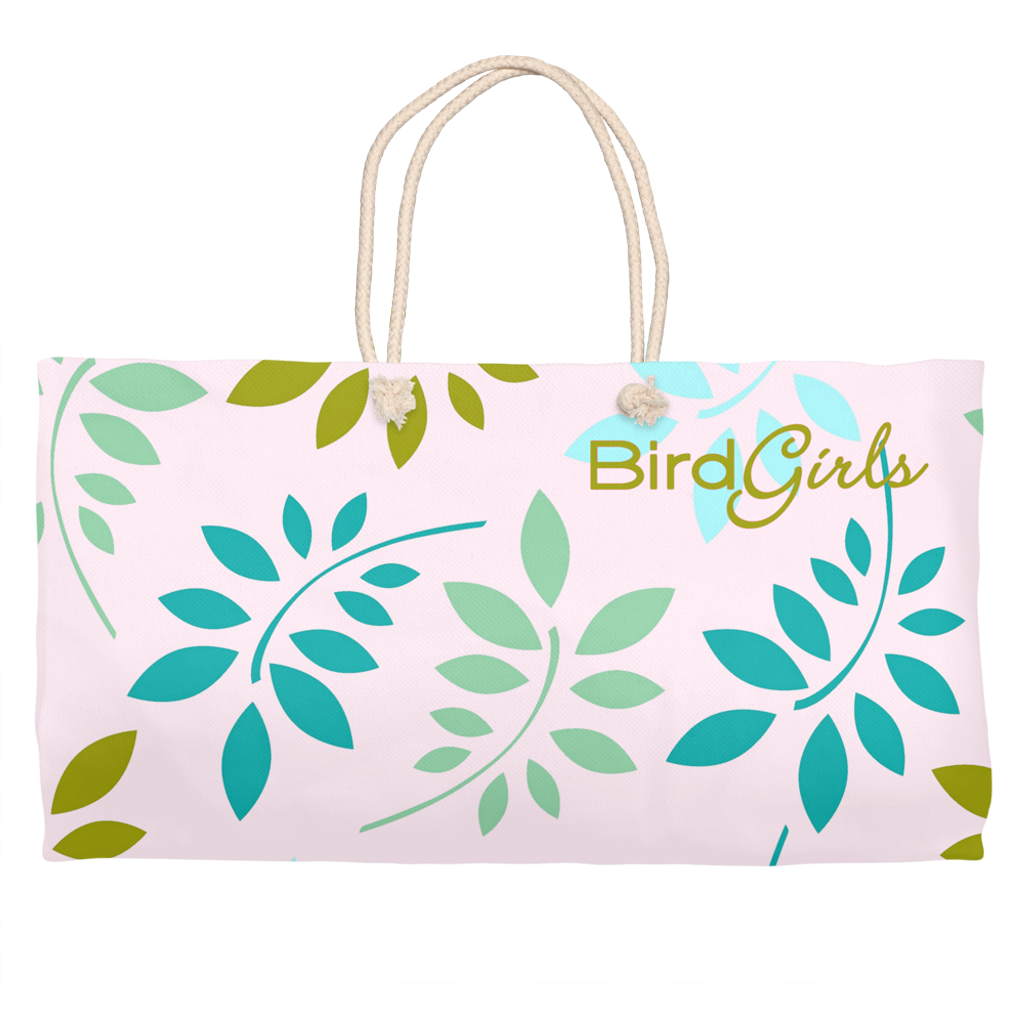 BirdGril Colored Leaves Weekender Totes - thebirdgirls.com