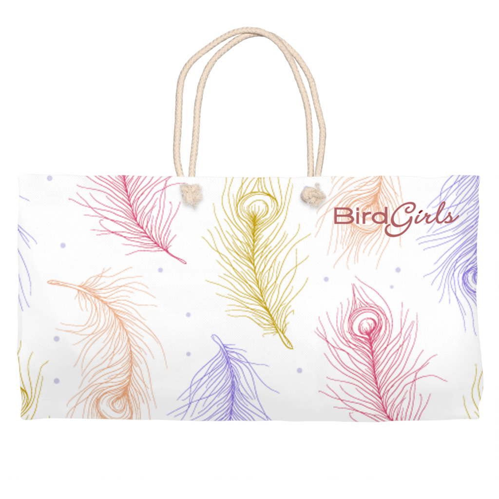 BirdGirls Feather Weekender Totes - thebirdgirls.com
