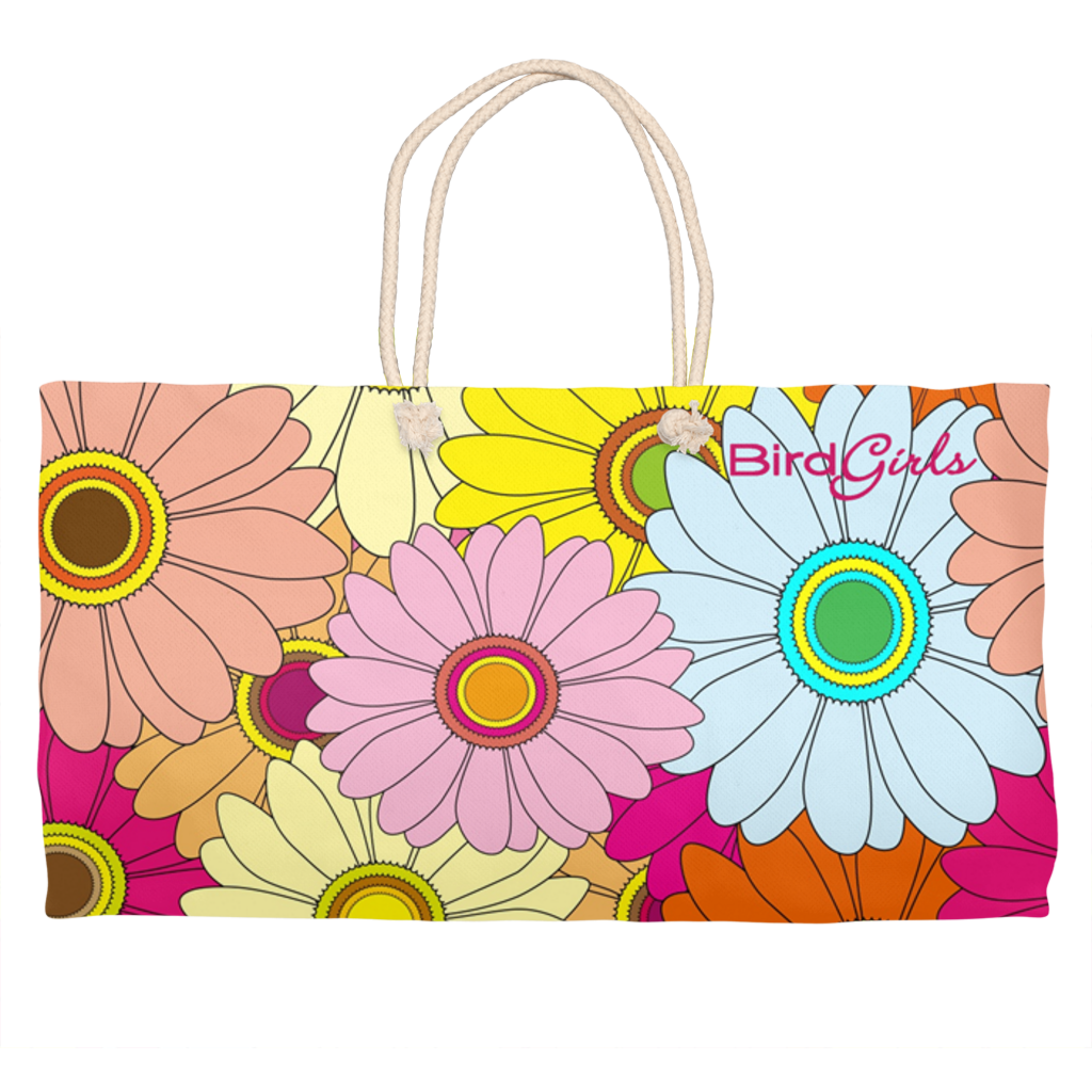 BirdGirls Floral Weekender Totes - thebirdgirls.com