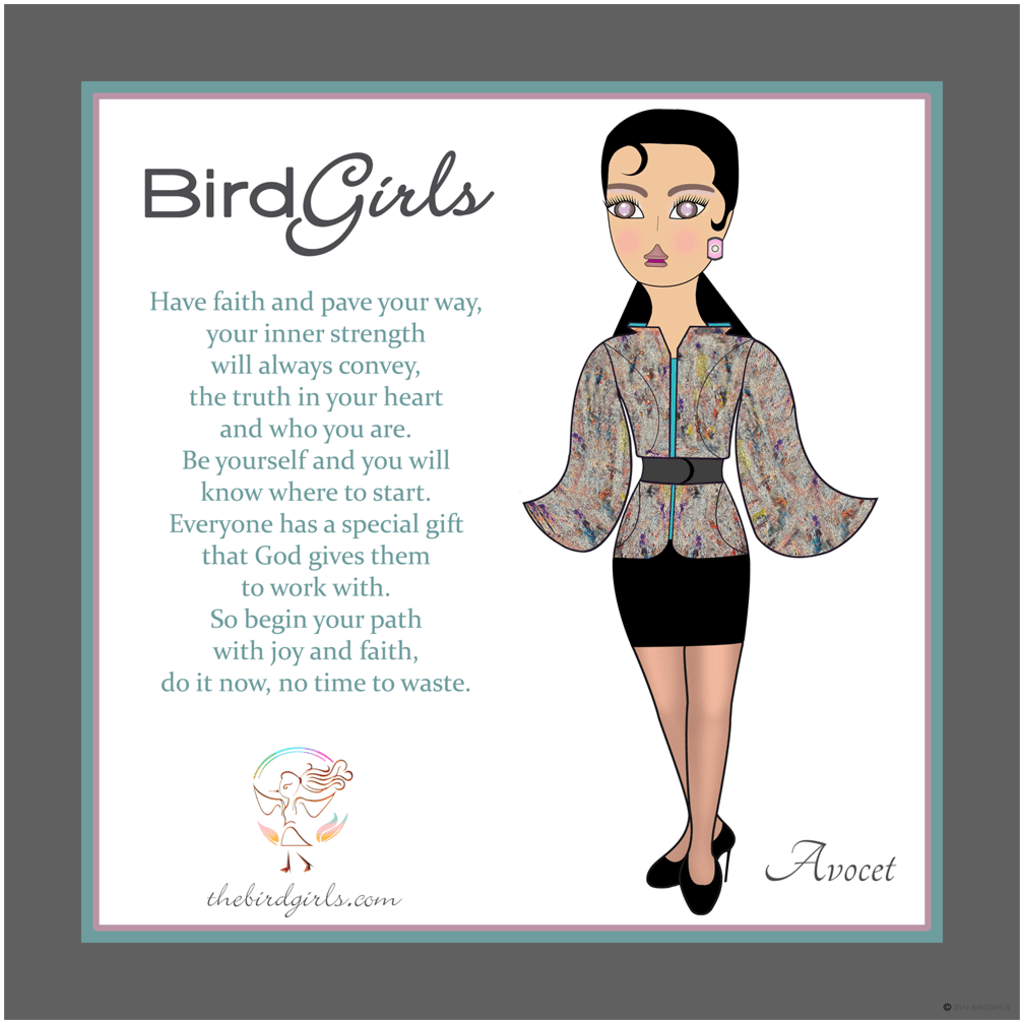 Avocet Art Posters - thebirdgirls.com