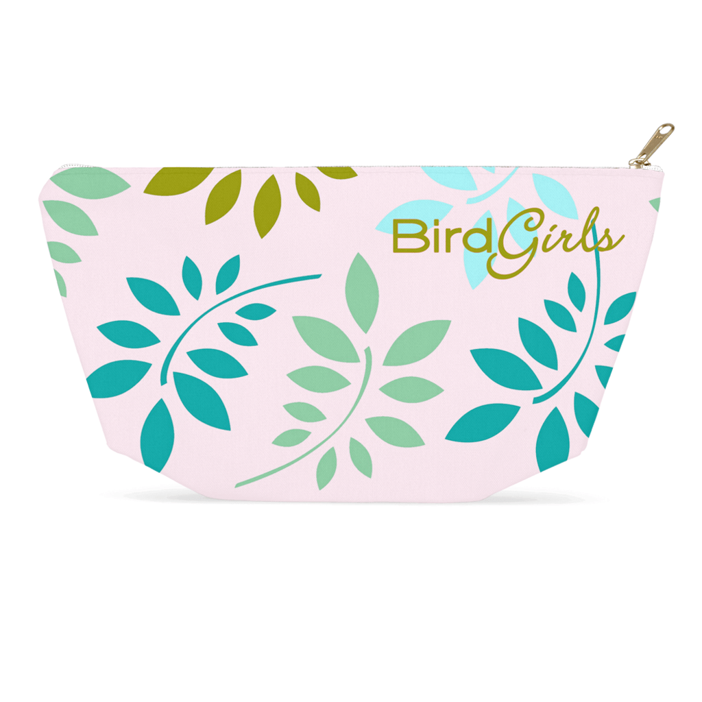 BirdGirl Leaf Medley Accessory Pouches - thebirdgirls.com