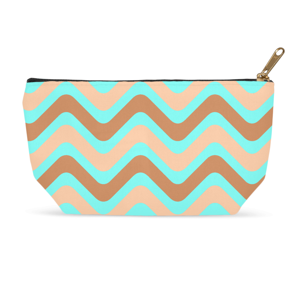 BirdGirls Wavy Accessory Pouches - thebirdgirls.com