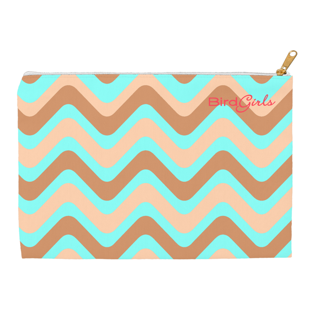 BirdGirls Wavy Accessory Pouches - thebirdgirls.com