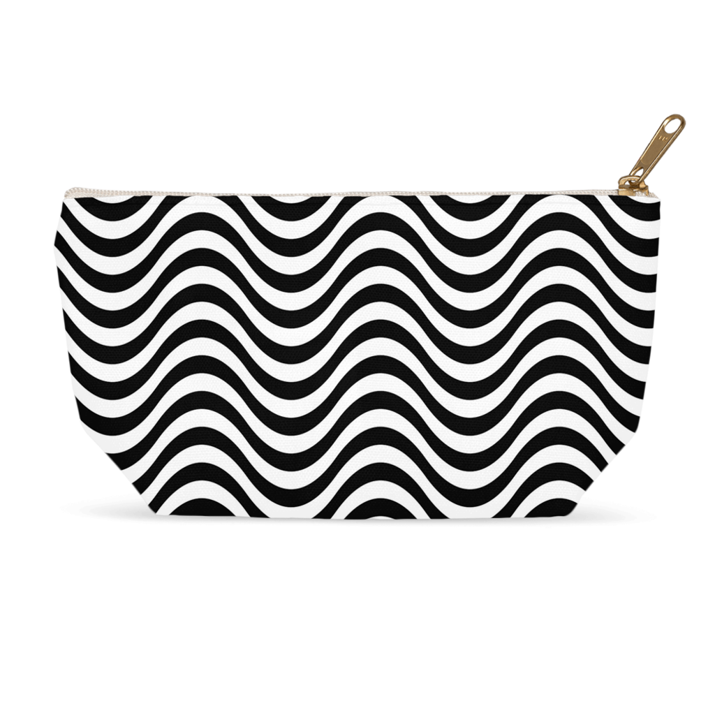 BirdGirls Black and White Accessory Pouches - thebirdgirls.com