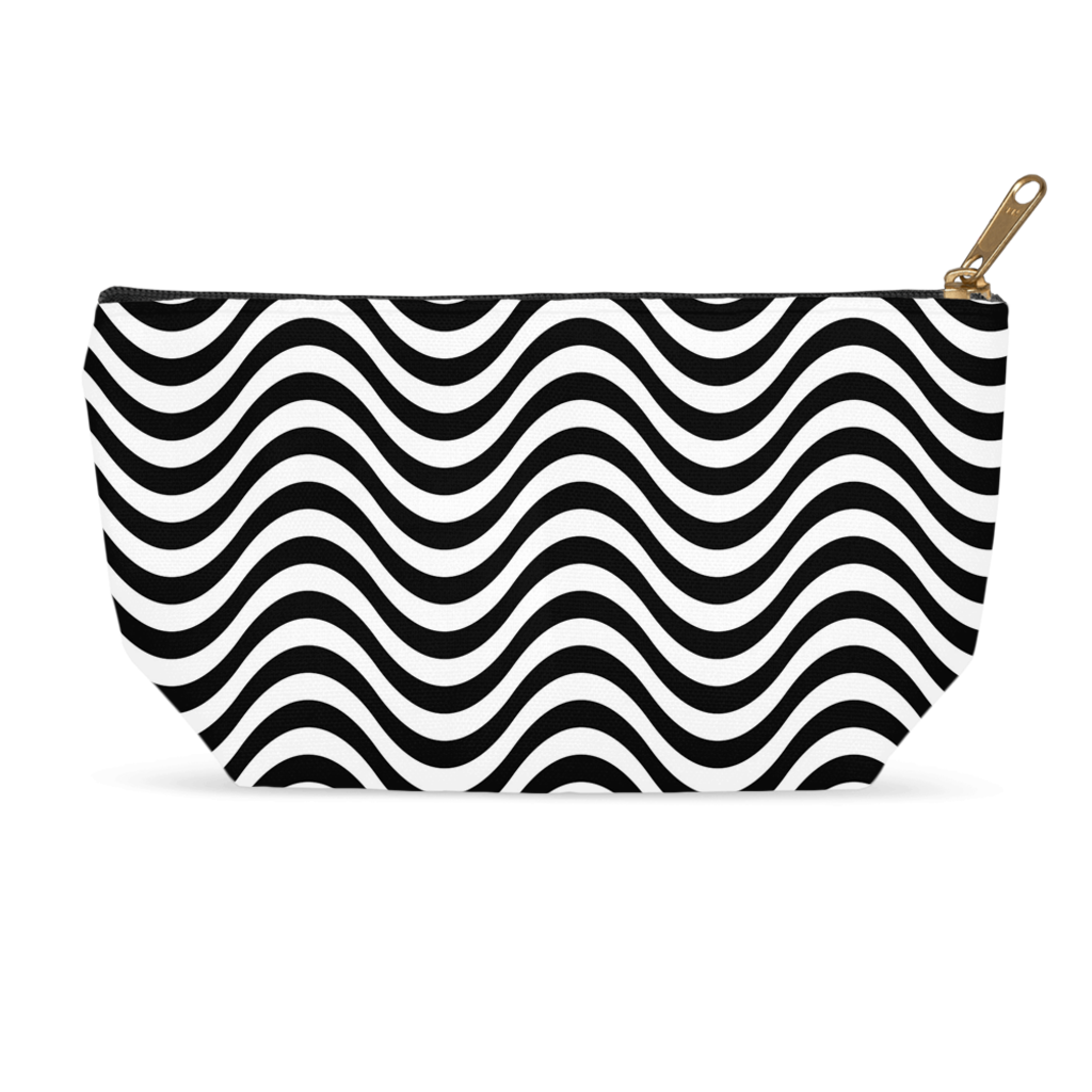 BirdGirls Black and White Accessory Pouches - thebirdgirls.com