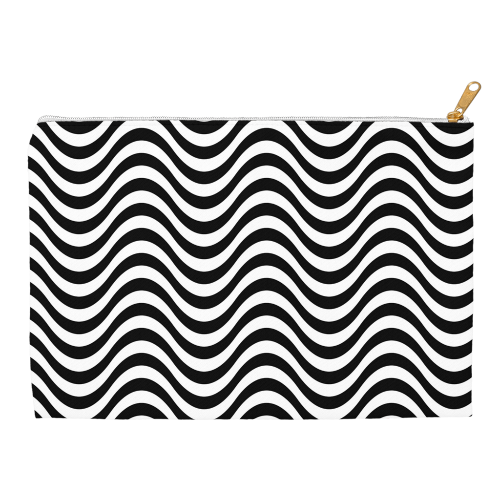 BirdGirls Black and White Accessory Pouches - thebirdgirls.com