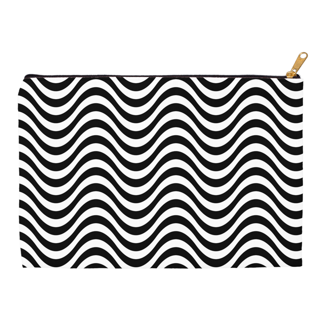 BirdGirls Black and White Accessory Pouches - thebirdgirls.com