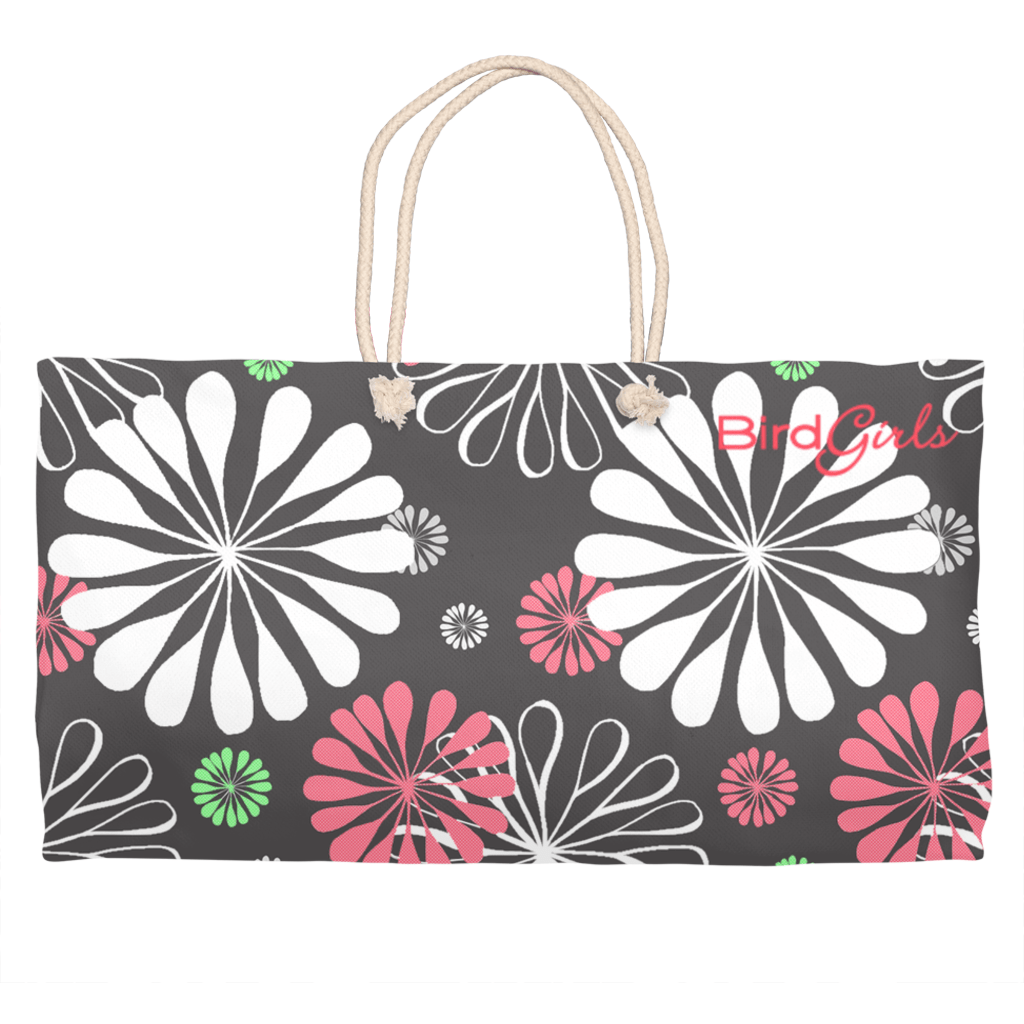 Flowers Galore Weekender Totes - thebirdgirls.com