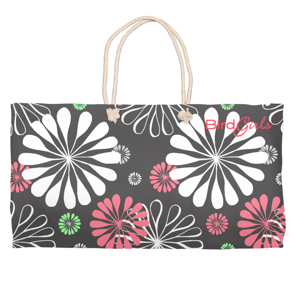 Flowers Galore Weekender Totes - thebirdgirls.com