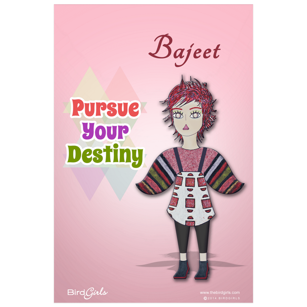 Bajeet Slogan Art Posters - The BirdGirls