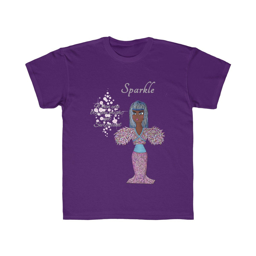 Sparklw Kids Regular Fit Tee - The BirdGirls