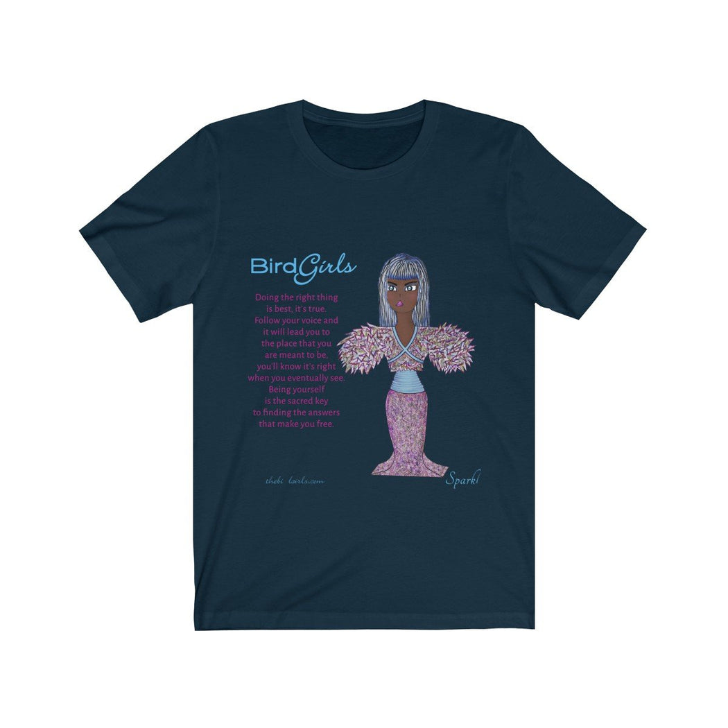 Sparkle Poem Unisex Jersey Short Sleeve Tee - The BirdGirls