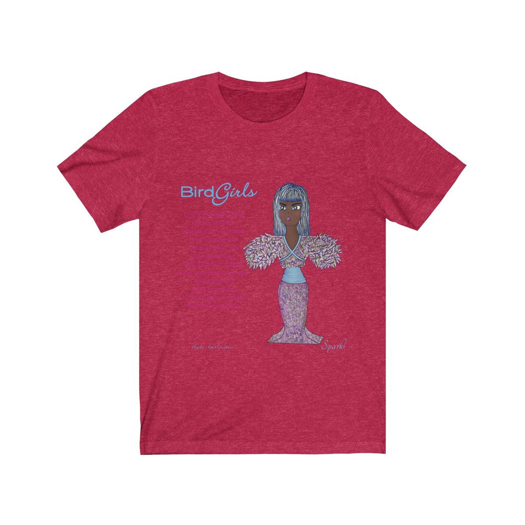 Sparkle Poem Unisex Jersey Short Sleeve Tee - The BirdGirls