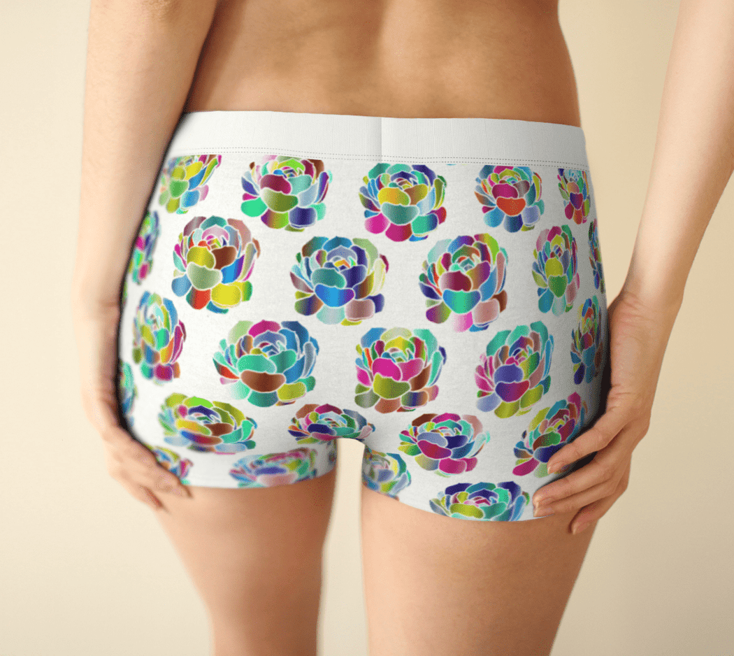 BirdGirls Floral Boy Shorts - The BirdGirls