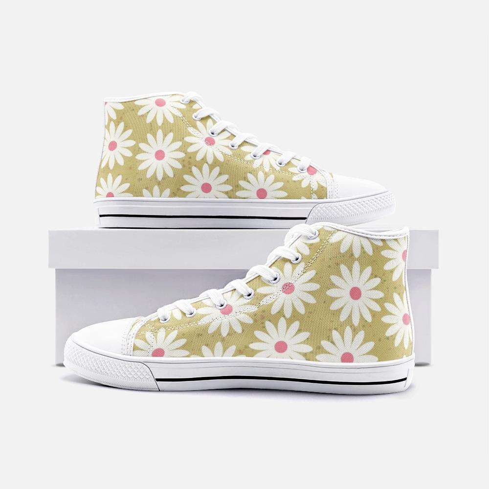 BirdGirls Daisy Duke Unisex High Top Canvas Shoes - The BirdGirls
