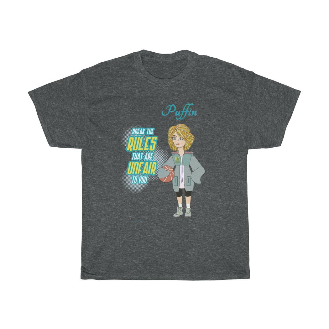 Puffin Unisex Heavy Cotton Tee - The BirdGirls