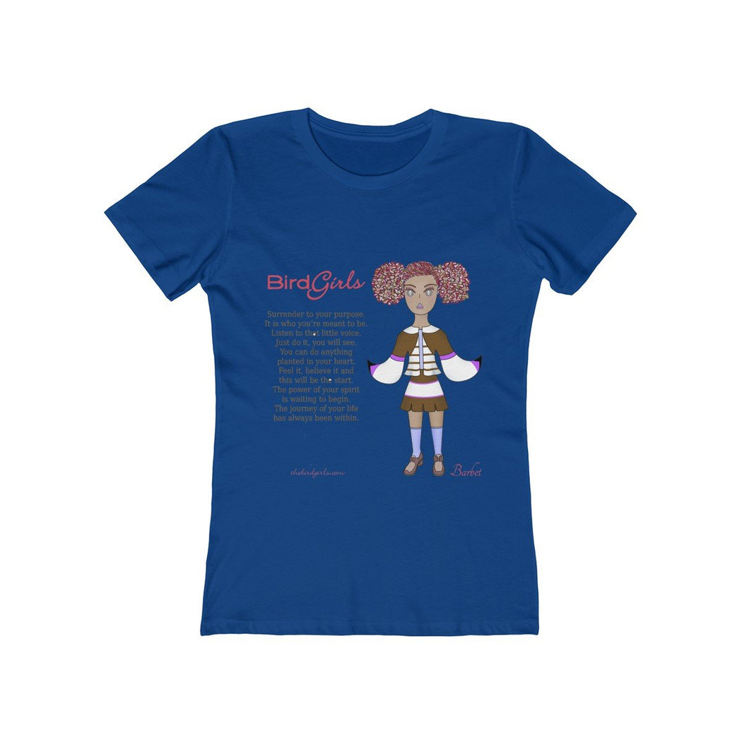 Barbet Poem Women's The Boyfriend Tee - thebirdgirls.com