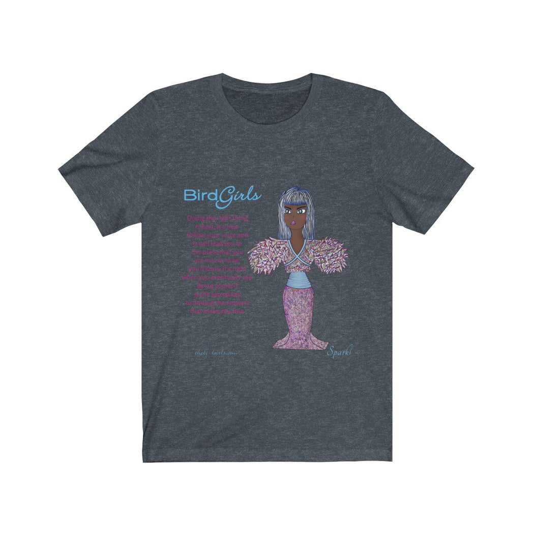 Sparkle Poem Unisex Jersey Short Sleeve Tee - The BirdGirls