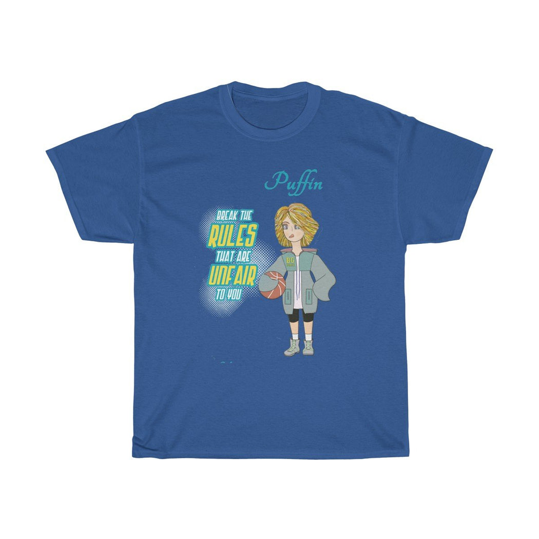 Puffin Unisex Heavy Cotton Tee - The BirdGirls