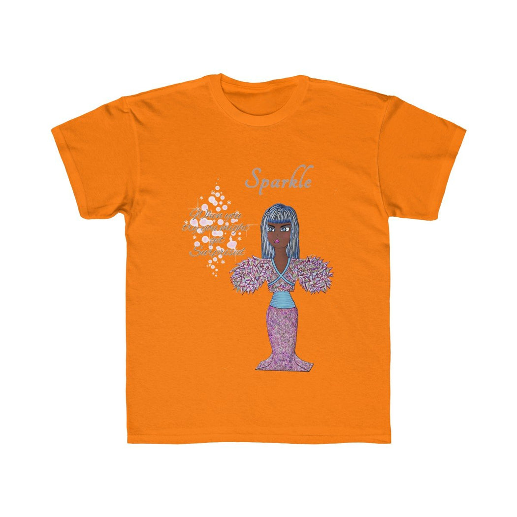 Sparklw Kids Regular Fit Tee - The BirdGirls