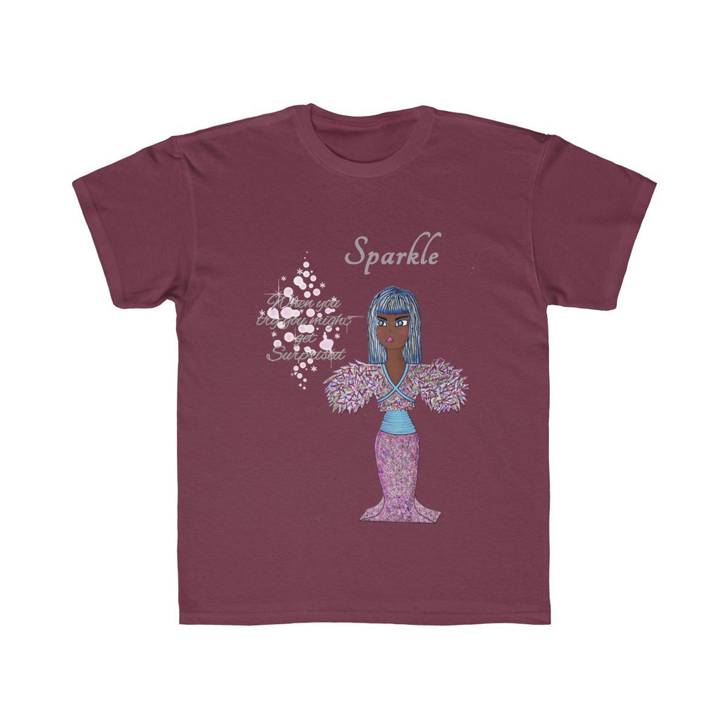 Sparklw Kids Regular Fit Tee - The BirdGirls