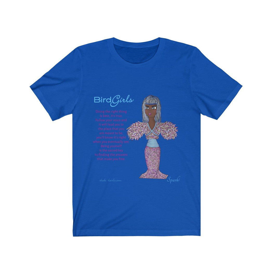 Sparkle Poem Unisex Jersey Short Sleeve Tee - The BirdGirls