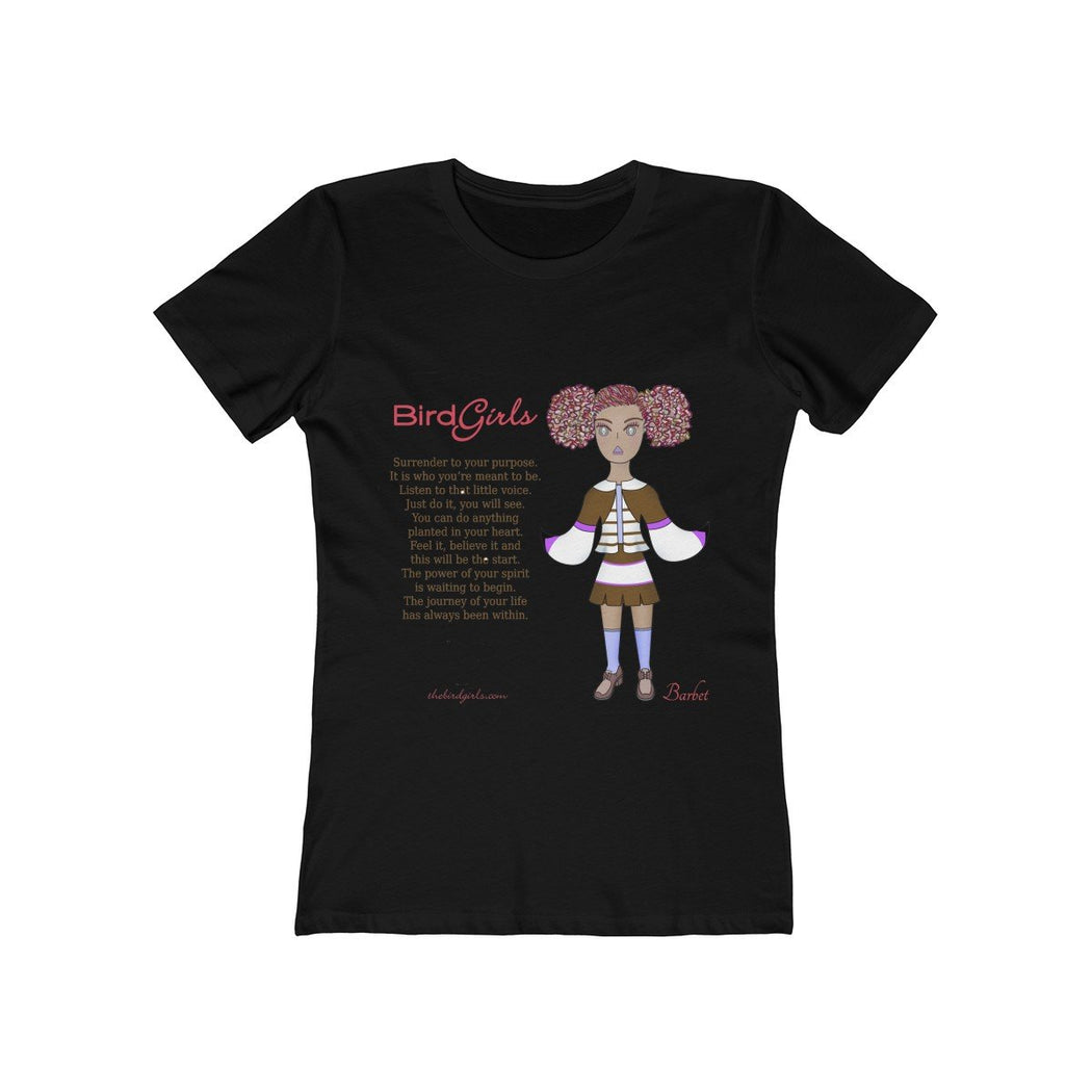 Barbet Poem Women's The Boyfriend Tee - thebirdgirls.com