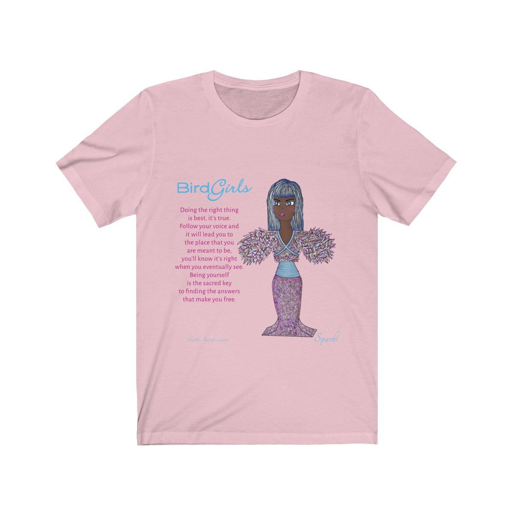 Sparkle Poem Unisex Jersey Short Sleeve Tee - The BirdGirls