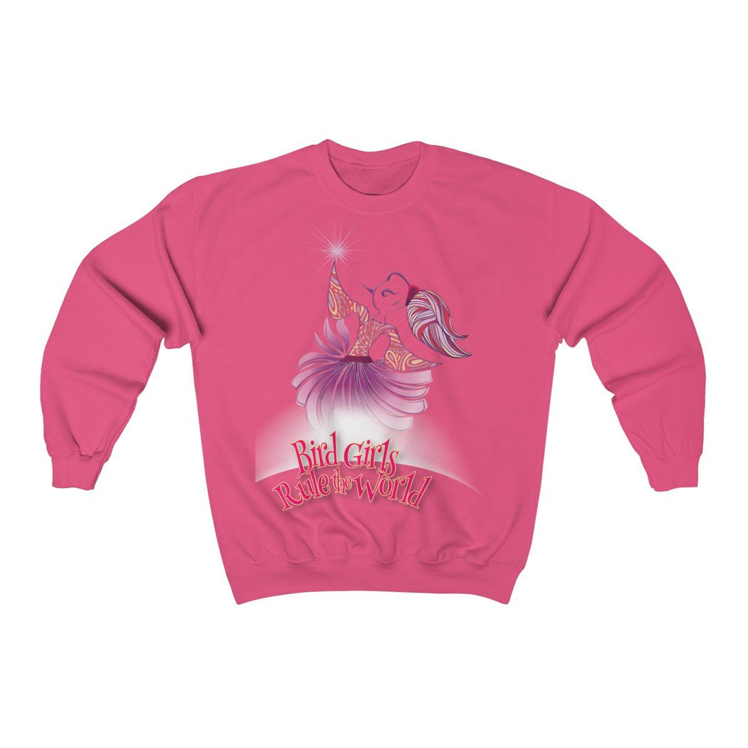BirdGirls Rule the World Unisex Heavy Blend™ Crewneck Sweatshirt - The BirdGirls