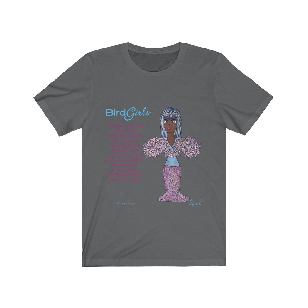Sparkle Poem Unisex Jersey Short Sleeve Tee - The BirdGirls