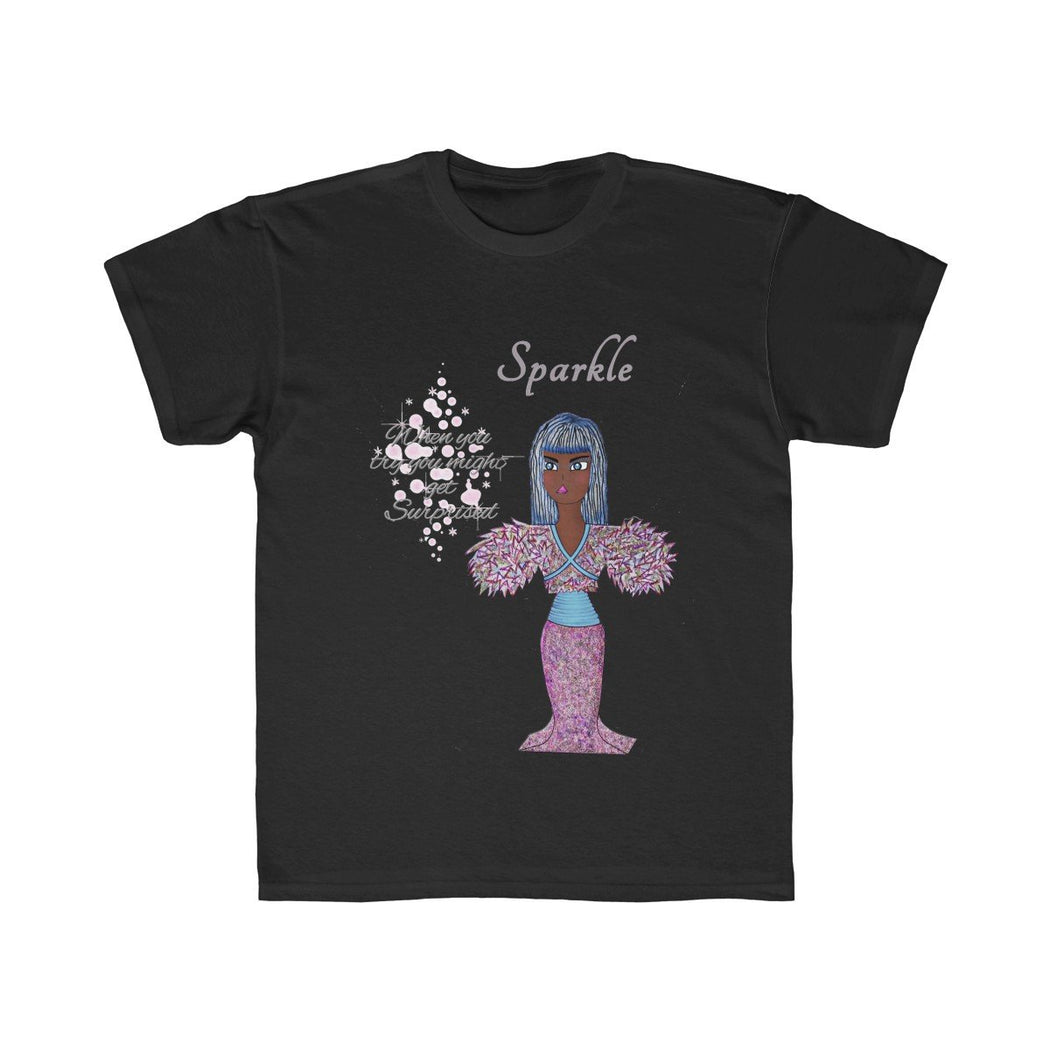 Sparklw Kids Regular Fit Tee - The BirdGirls