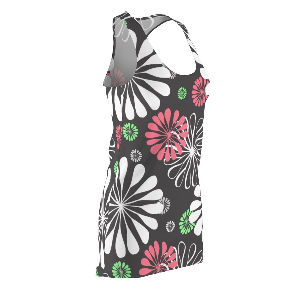BirdGirls Flowers Galore Women's Cut & Sew Racerback Dress - The BirdGirls