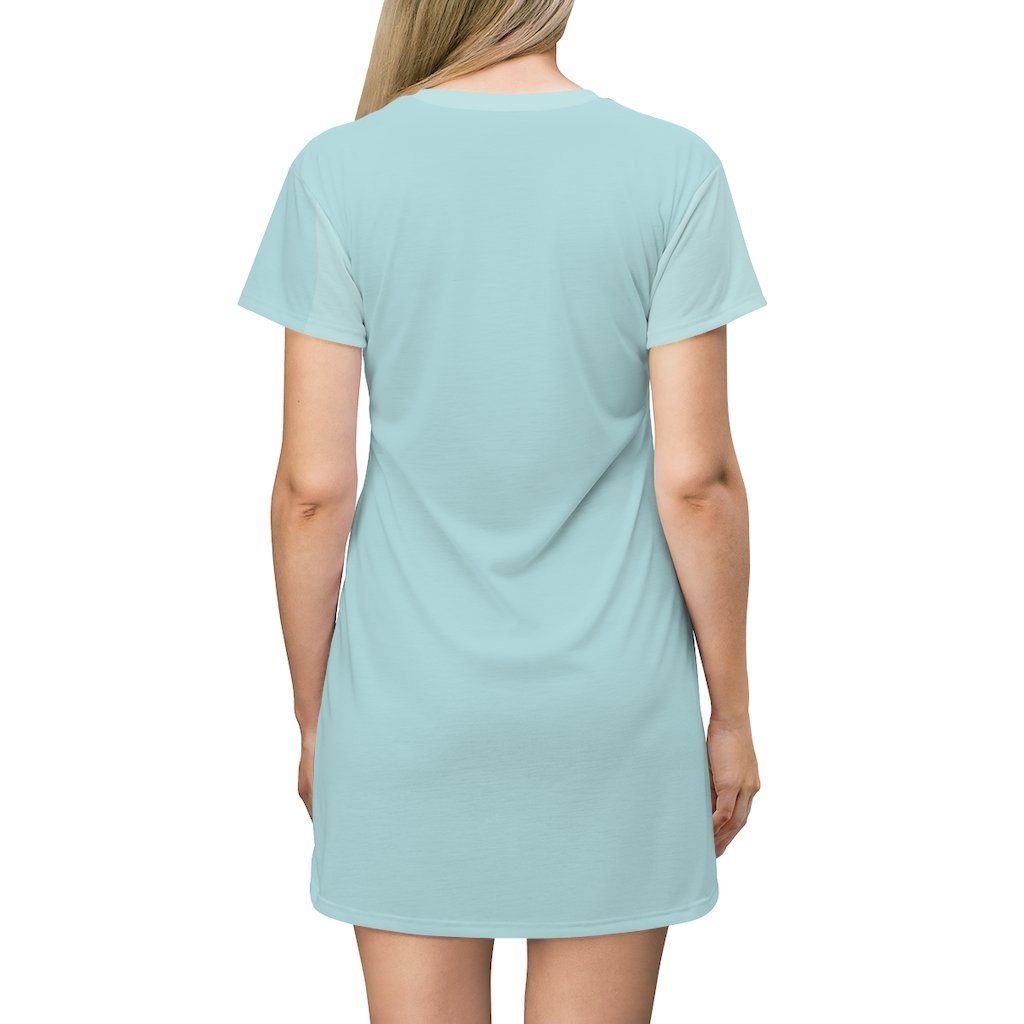 BirdGirls Rule the World All Over Print T-Shirt Dress - The BirdGirls
