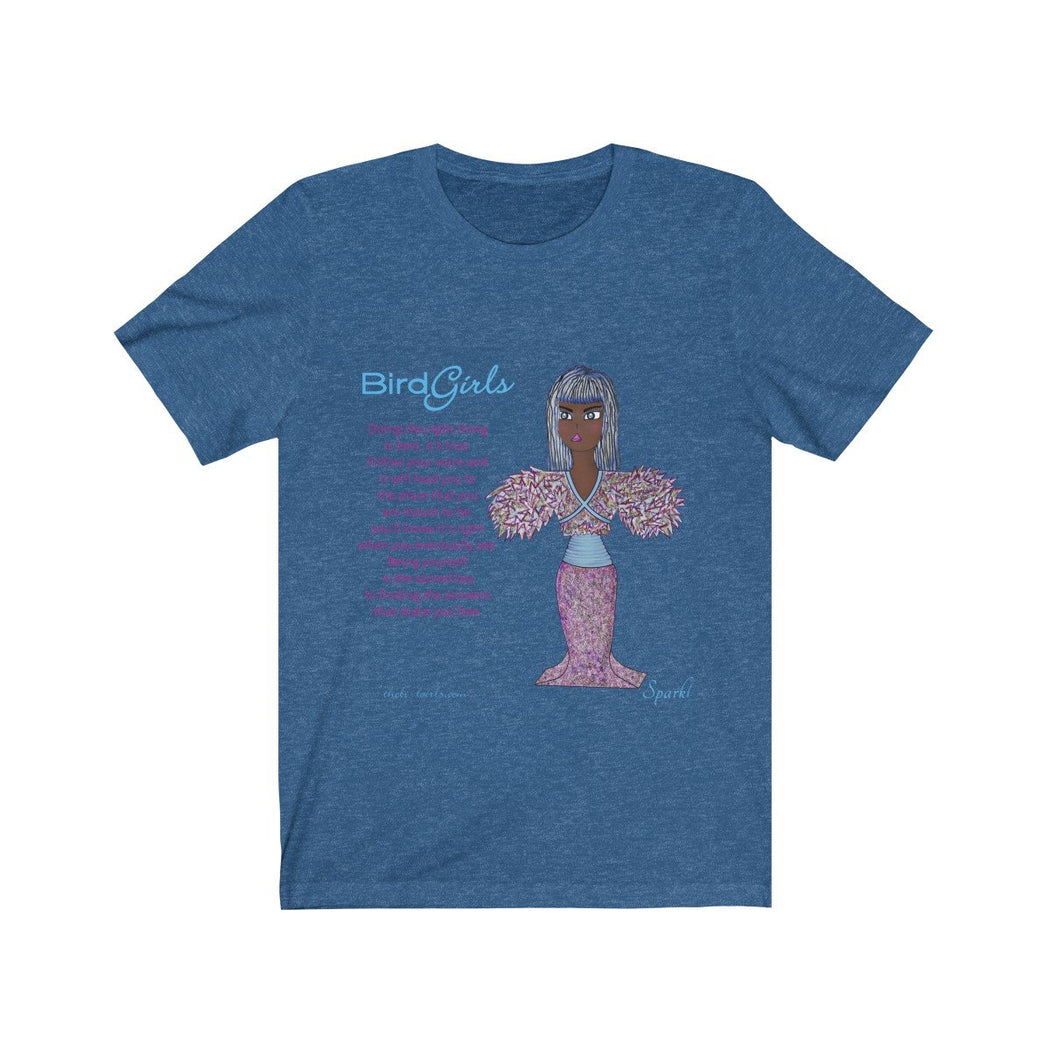 Sparkle Poem Unisex Jersey Short Sleeve Tee - The BirdGirls
