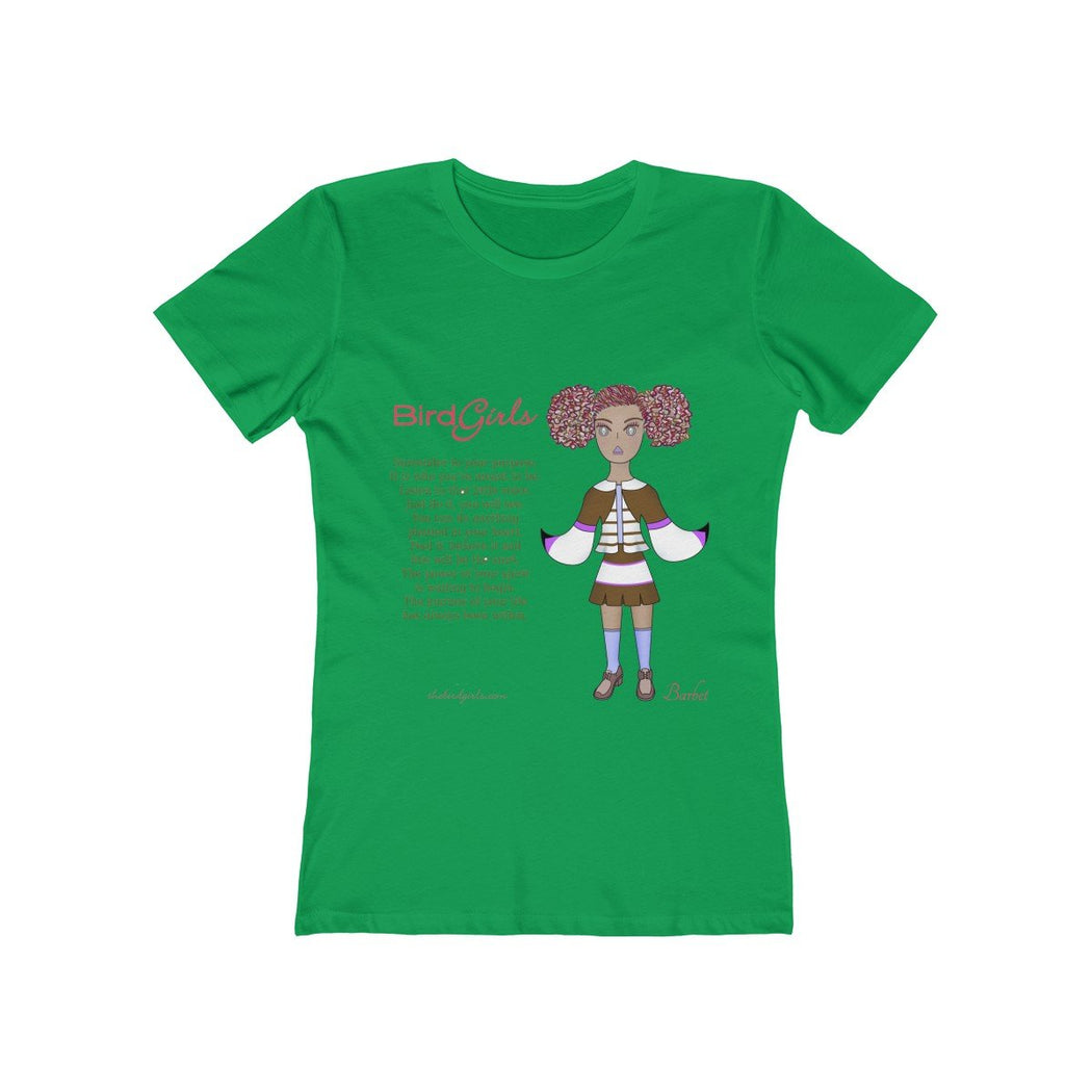 Barbet Poem Women's The Boyfriend Tee - thebirdgirls.com