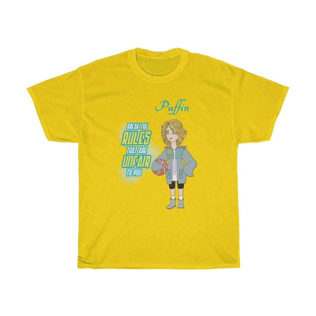 Puffin Unisex Heavy Cotton Tee - The BirdGirls