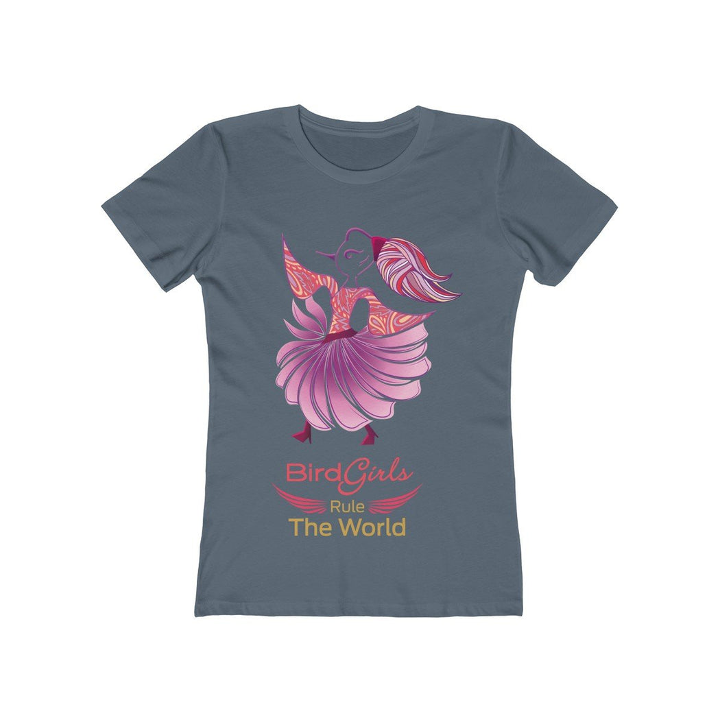 BirdGirls Logo Women's The Boyfriend Tee - The BirdGirls