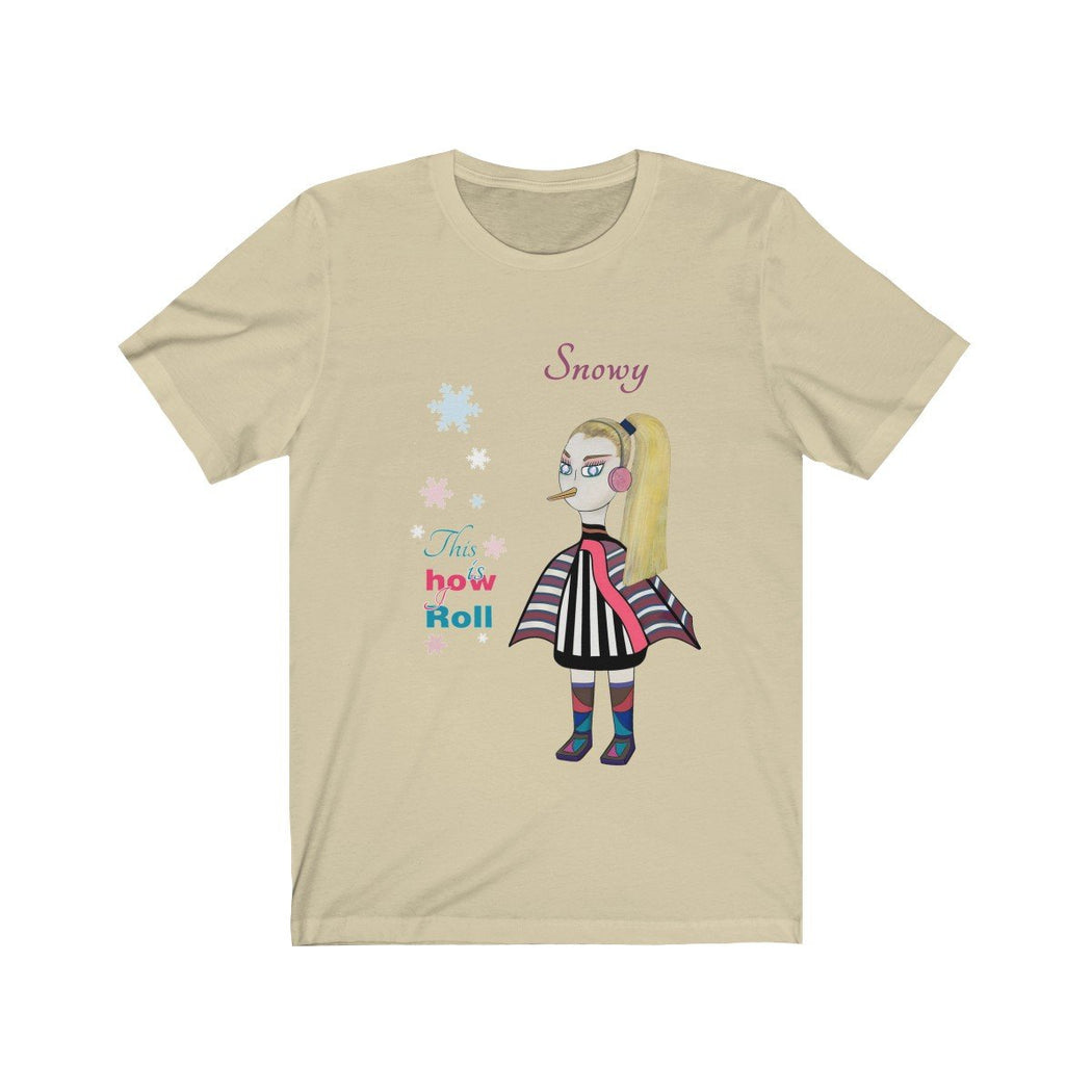 Snowy Unisex Jersey Short Sleeve Tee - The BirdGirls