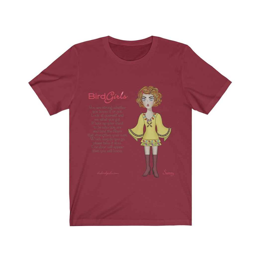 Sunny Unisex Jersey Short Sleeve Tee - The BirdGirls