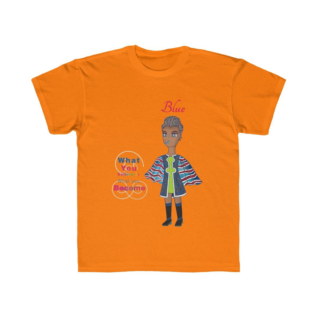 Blue Kids Regular Fit Tee - The BirdGirls