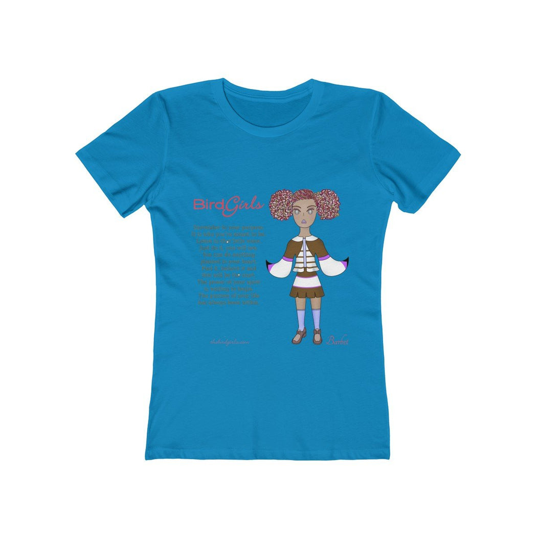 Barbet Poem Women's The Boyfriend Tee - thebirdgirls.com