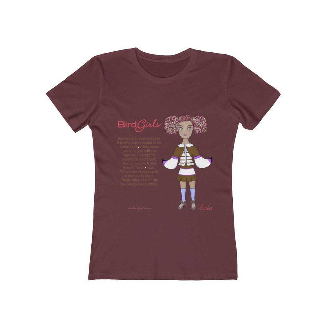 Barbet Poem Women's The Boyfriend Tee - thebirdgirls.com